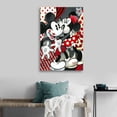 thumbnail image 4 of Mickeys And Minnie Are Enjoying Each Other's Company Art Poster Canvas Painting Decor Wall Print Photo Gifts Home Modern Decorative Posters 24x36inch(60x90cm), 4 of 6