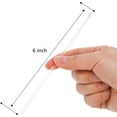 thumbnail image 2 of 500 Pack Acrylic Lollipop Sticks, 6 Inch Clear Cake Pops Sticks Reusable Candy Sticks Treat Sticks for Cake Pops Cupcake Toppers Candy Dessert Chocolate Cookies, 2 of 4