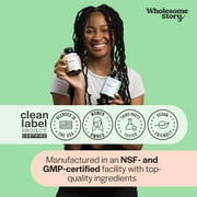 Wholesome Story Saw Palmetto Supplement for Hormonal Balance, Urinary Health, Hair Growth, 100 Ct