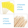 thumbnail image 4 of 100 Pcs Flag Toothpicks Cheese Markers Colored Cake Toppers Yellow, 4 of 8