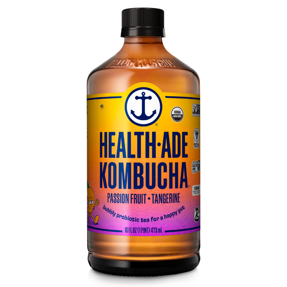 Health-Ade Passion Fruit-Tangerine Kombucha Tea, 16 fl oz