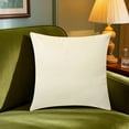thumbnail image 3 of Suede Decorative Throw Pillow Covers 20x20 Inches - Pillow Shams & Cushion Covers for Sofa, Bed, Chair Home Decor, Soft Pillowcase for Living Room & Bedroom, 3 of 4