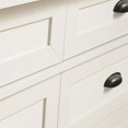 thumbnail image 3 of Bowery Hill 6 Drawer Dresser in Soft White, 3 of 6