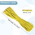 thumbnail image 2 of Uxcell Corde Paracorde Réfléchissante, Corde Paracorde Fluorescente pour Camping Randonnée Pêche Jaune 49 Pieds, 2 of 7