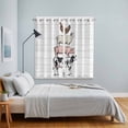 thumbnail image 5 of Curtains 84 Inches Long 2 Panels, Farmhouse Wooden Grain Grommets Window Treatment Curtain, Modern Country Cow Pig Chicken Thermal Curtains Drapes for Living Room/Bathroom, 5 of 9