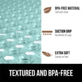 thumbnail image 2 of GORILLA GRIP Patented Shower and Bathtub Mat, 21x21, Square Bath Tub Stall Floor Mat, Green, 2 of 9