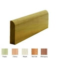 thumbnail image 2 of EWBS16 Baseboard Shoe 1-1/4" Tall x 5/16" Flat with Radius. Unfinished, 2 of 7