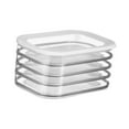 thumbnail image 2 of Caja de almacenamiento para refrigerador, contenedor de carne para refrigerador con tapa, contenedor de almacenamiento de alimentos para desayunos de Cuatro capas, 2 of 9
