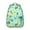Greenish-blue, variant on Orange Print Backpack - Stylish laptop backpack for school & work, lightweight & spacious, comfortable straps, trendy for men & women.
