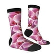 thumbnail image 4 of Yiaed Orchids Flowers Print Great elasticity Crew Socks Sports socks for Men and Women, 4 of 5