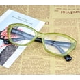 thumbnail image 3 of Womens Fashion Blue Light Blocking Reading Glasses Oval Multicolor Readers, 3 of 3