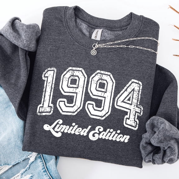 1994 Limited Edition Crewneck Sweatshirt: Retro 90S Birthday Tshirt All Size S-5XL