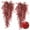 Red, variant on Hmlai Clearance Golden Bell Willow Red, Vine Hanging Artificial Plants Artificial Hanging Plant Faux Ferns Wall Plants Greenery Garland Room Decor Home Garden Wedding Party Indoor Outdoor Decorations