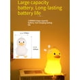 thumbnail image 4 of Luz nocturna de silicona con forma de pato, lámpara bonita para niños con forma de pato, luces nocturnas con Control remoto que cambian de 16 colores, lámparas de guardería regulables recarg, 4 of 5