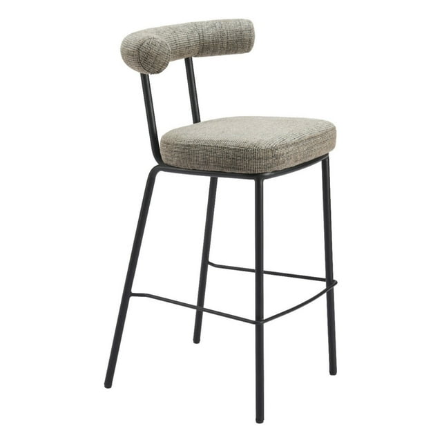 Banco de Bar Kessa Muebles Kede Negro 57 x 101 x 52 cm