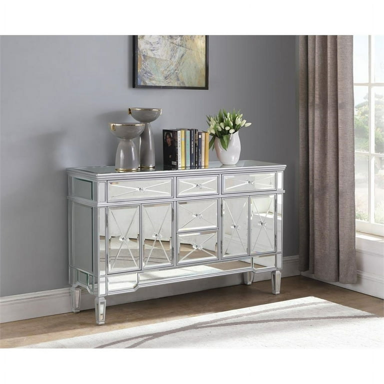 Accent cabinet silver discount