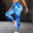 thumbnail image 5 of Ramiter Womens Sweatpants Leggings for Women Non See Through-Workout High Waisted Tummy Control Running Yoga Pants L,Blue, 5 of 5