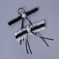 thumbnail image 3 of XLZWNU Garters for Bride Garter Party Ring Lace Garter Leg Throw Weddings Women Bridal for Elastic Bridal Supplies Wedding Garter for Bride Garter for Bride 1Pc Socks Black One Size, 3 of 6