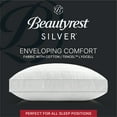 thumbnail image 6 of Beautyrest Silver Enveloping Comfort Down Alternative Bed Pillow with Cotton Tencel Lyocell Cover, Standard/Queen, 2 Pack, 6 of 11