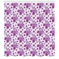 thumbnail image 3 of Ambesonne Nature Shower Curtain, Vivid Rasberries Branch, 69"Wx70"L, Violet and Purple, 3 of 3
