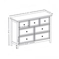 thumbnail image 4 of Beige 37.66 in. H Accent Cabinet with 7 Drawers, 4 of 8