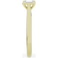 thumbnail image 7 of Unique Moments 0.33 Carat Solitaire 4-Prong Lab Grown Emerald-Cut Diamond Engagement Ring 10K Yellow Gold, 7 of 7