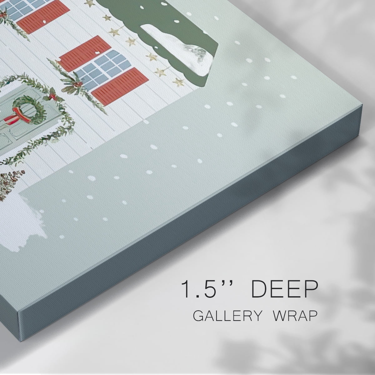 Festive Front Door Collection A- Gallery Wrapped Canvas