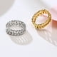 thumbnail image 1 of Anillo de cadena de acero inoxidable color acero dorado tendencia de moda femenina personalidad joyería de acero de titanio, 1 of 5