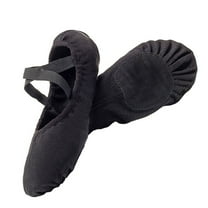 Niceauty Black Ballet Shoes Women 1 Pair