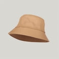 thumbnail image 5 of CoCopeaunts Beach Bucket Hat Unisex Solid Color Foldable Women's Simple Basin Hat Fisherman Hat Men's Beach Fishing Sun Cap, 5 of 8