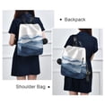 thumbnail image 4 of FORMRS Women's Travel Backpack Purse Anti-Theft Hidden Pockets Casual Shoulder Bag, Watercolor Mountains, 4 of 7
