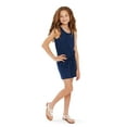 thumbnail image 6 of Wonder Nation Girls Sleeveless Knit Romper, 2-Pack, Sizes 4-18 & Plus, 6 of 7
