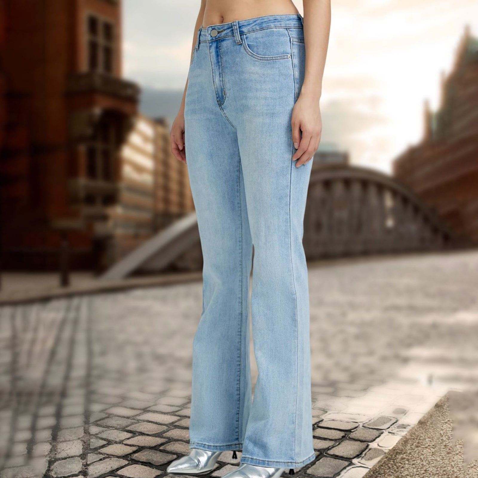 デニム・ジーパン ROTATE Woman Jeans Sky Blue 114063 1468 0135c217-12e2-4b88-99ff-