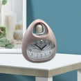 thumbnail image 6 of Desk Clock Egg Shaped with Nightlight Desktop Sculpture Silent Vintage Simple Wake Bells for Home Decoration Office Bed Kids PInk, 6 of 9
