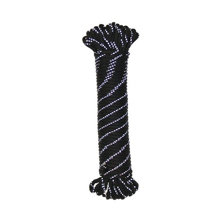 SecureLine 5/32 in. D X 50 ft. L White Braided Nylon Paracord SecureLine 5/32 in. D X 50 ft. L White Braided Nylon Paracord