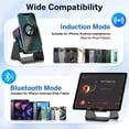 thumbnail image 5 of 5-in-1 Wireless Induction Bluetooth Speaker With Phone Stand RGB Ambient Light Portable Audio Device, 5 of 10