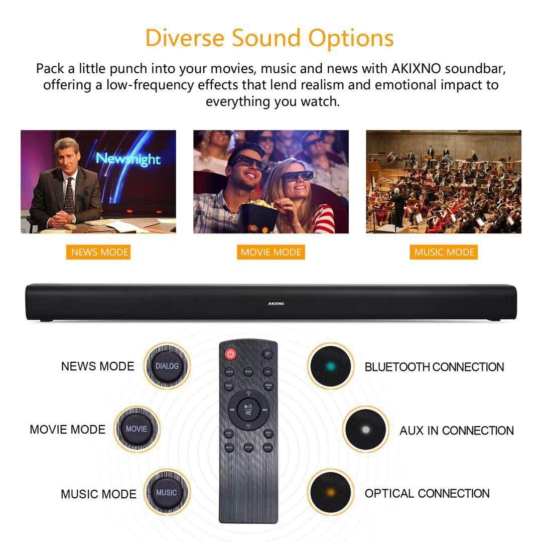 akixno bluetooth soundbar