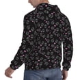 thumbnail image 6 of Daiia Cool Skull Love for Men's Fashion Hoodies & Sweatshirts with Kangaroo Pocket Hooded Sweatshirt Breathable & Moisture Wicking-3X-Large, 6 of 7