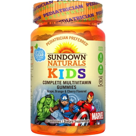 Sundown Naturals Kids Avengers Complete Multivitamin Gummies, 60