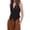 Black, variant on Women'S Dressy Casual Versatile Racerback Vest Suit Waistcoat Gray S