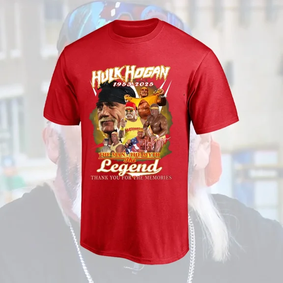 Hulk Hogan 1953 – 2025 The Man The Myth The Legend Thank You For The Memories Tee