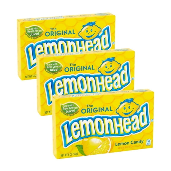 The Original Lemonhead Lemon Candy 5 oz. (Pack of 4)