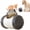 Black, variant on HYEASTR Interactive Treat Ball, Snack Toy Ball for Rabbits, Roll and Push, Exercise Your Pet's Body, Use with Diced Carrot, Dried Herbs, Treats Dispensing Toys