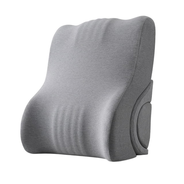 Almohada de respaldo Almohada de lectura Transpirable para hombres y mujeres Almohada multifunción para descansar en la cama Almohada para la espalda Gris claro
