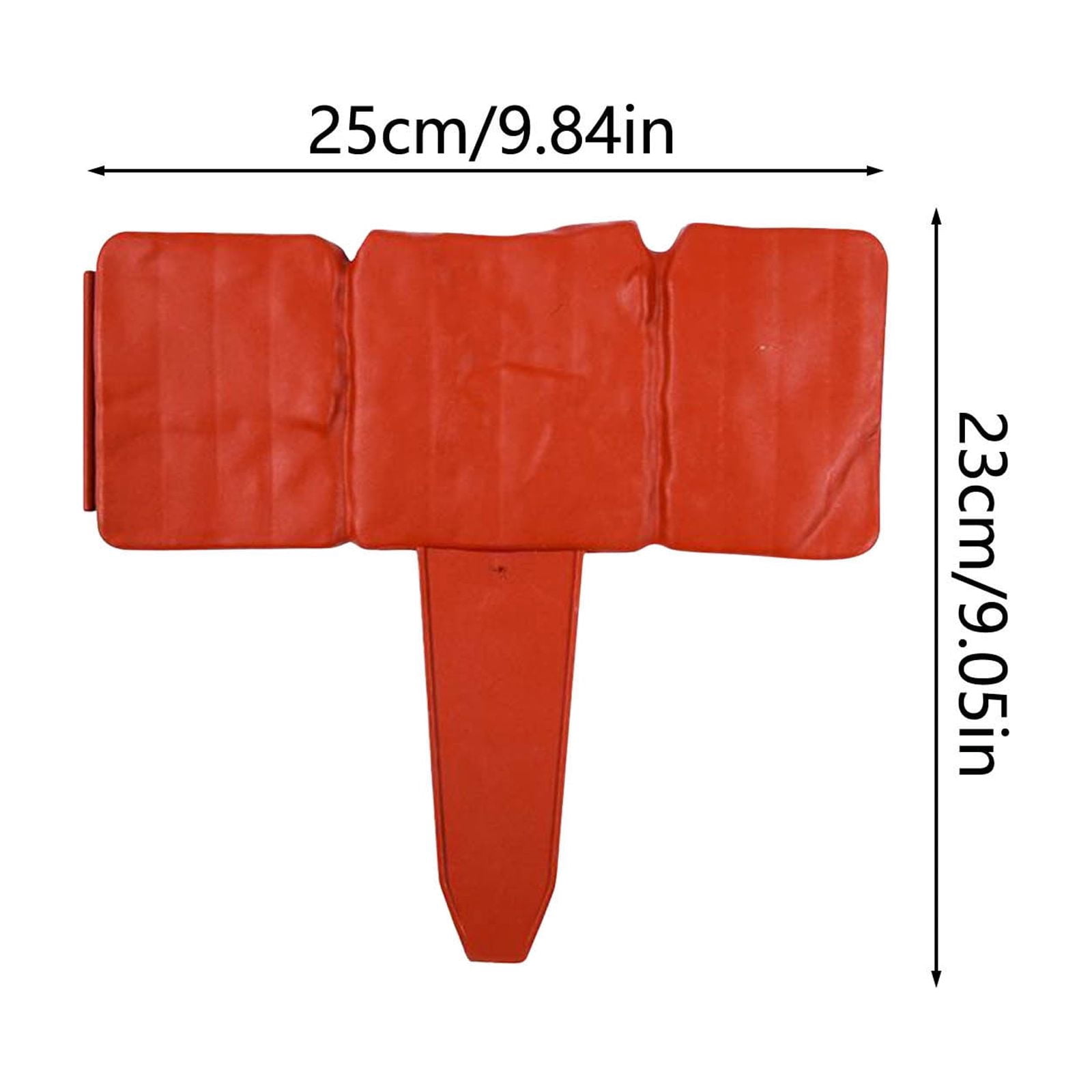LOWLHOME Imitation Stone Garden Fence,Plastic Retaining Edging Border,Cobbled Effect Landscape Decor,Interlocking Decorative Panels Flower Bed Path Lawn(Red,20pcs)