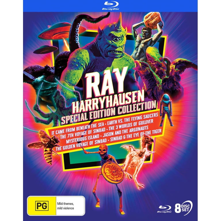 .*.様 RAY HARRYHAUSEN COMPLETE COLLECTION Via Vision, Ray Harryhausen: The Ultimate Collection, 8-Disc Blu