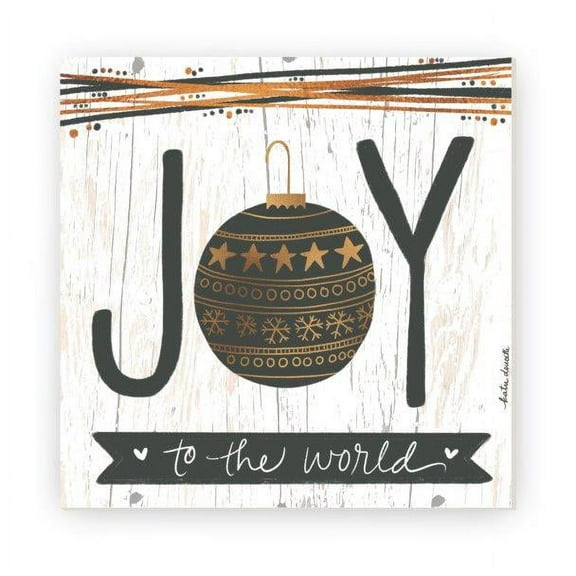 Joy to The World Rustic Wood Sign 12x12 (Unframed)