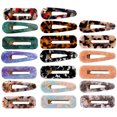 thumbnail image 1 of 20 pinzas para el pelo, pasadores para el pelo, horquilla geométrica con purpurina, accesorios elegantes para el cabello, regalos para mujeres y niñas, 1 of 5