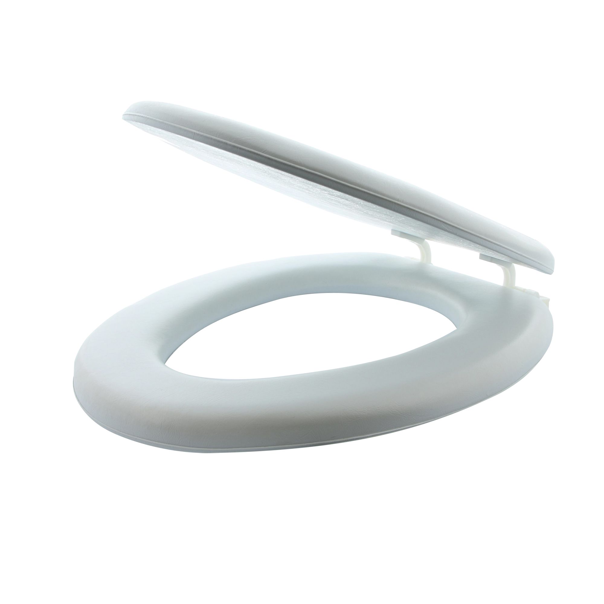 Aqua Plumb CTSSWE Elongated Soft Toilet Seat, White