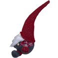 thumbnail image 4 of Northlight 14" Red and Gray Chubby Gnome Sitting Tabletop Figure Christmas Decoration, 4 of 5
